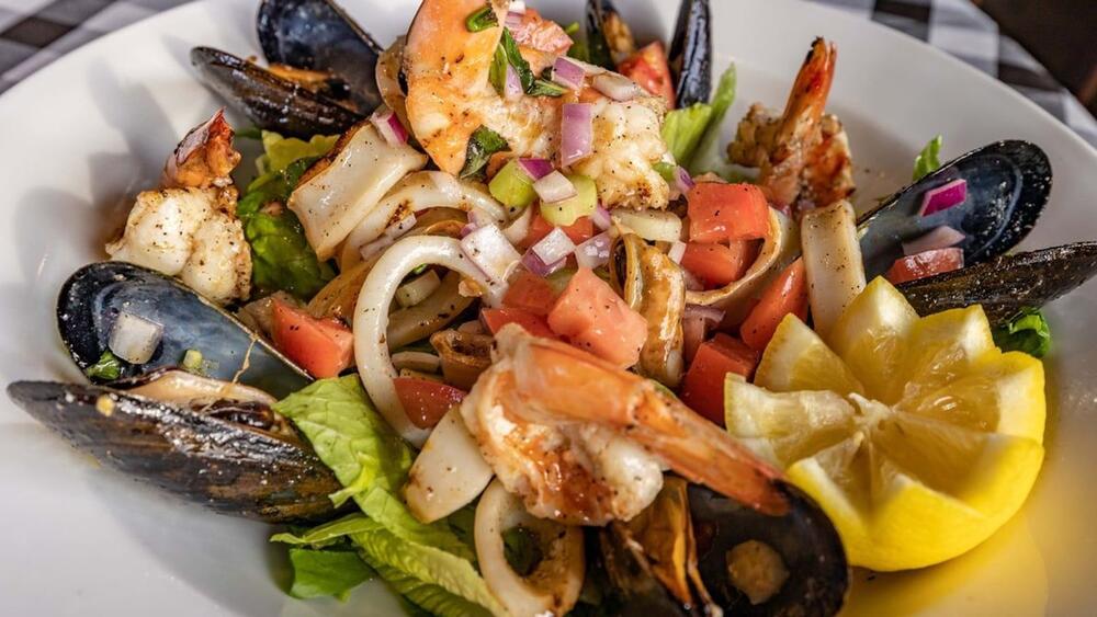 Grilled Seafood Salad
